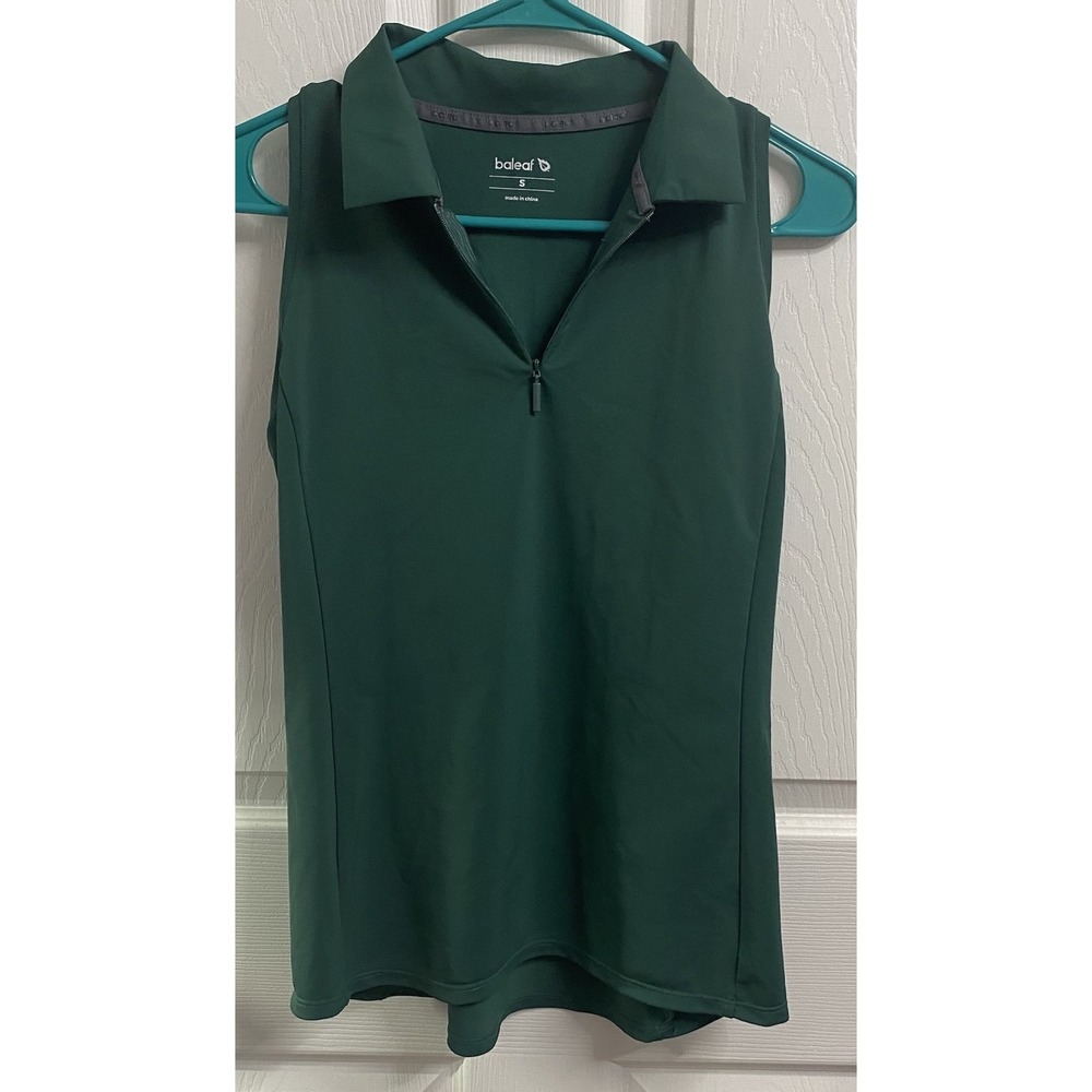 BALEAF Women Workout Sleeveless Kelly Green UPF 50+ Racerback Tank Top NEW -S